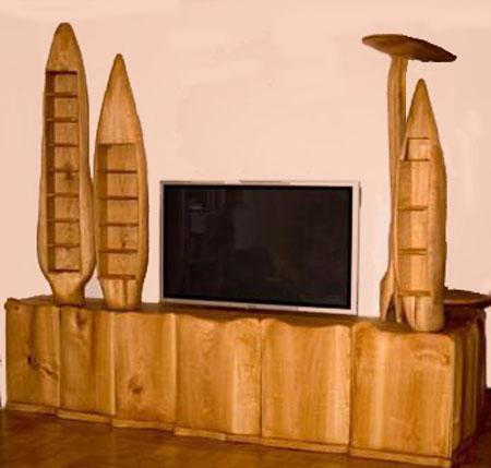 Schauen Sie sich weitere Fotos von diesem Naturholzschrank an!